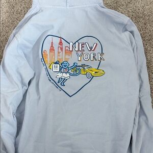 Roller Rabbit Light Blue New York Hoodie
